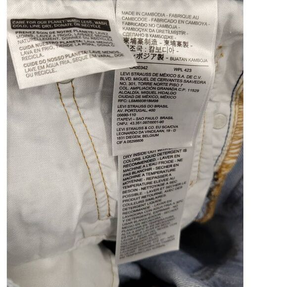 Levi's 501 HIGH RISE STRAIGHT LEG Size 27 x 30 - Picture 8 of 10